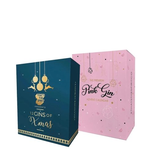 His & Hers Gin Advent Calendars, Set of 2 (12 x 5 cl)