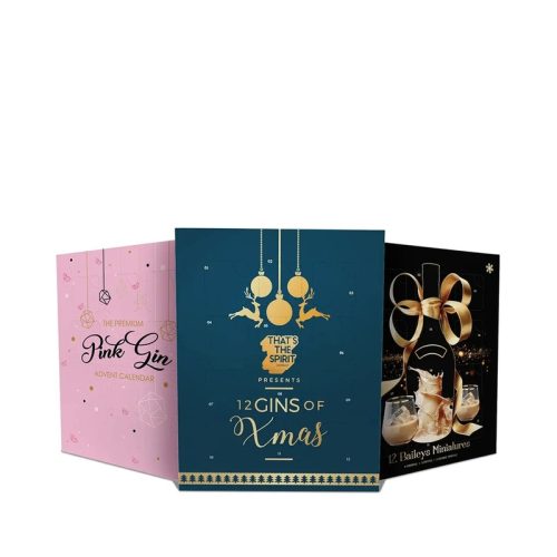The Boozy Advent Calendar Pack, Set of 3 (12 x 5 cl)