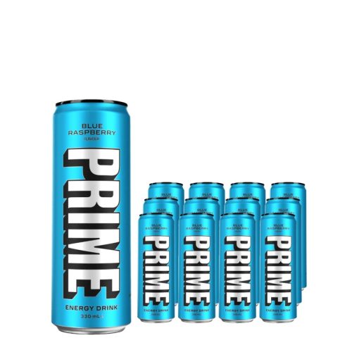 Prime Blue Raspberry Energy Drink Multipack, 12 x 330 ml