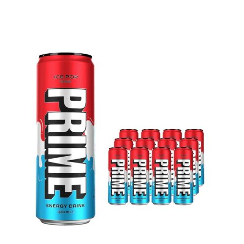 Prime Ice Pop Energy Drink Multipack, 12 x 330 ml