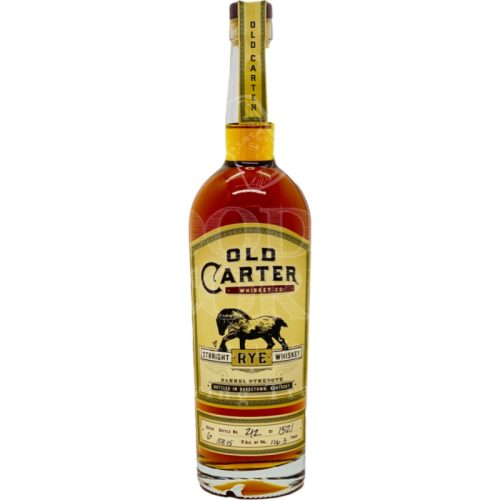 Old Carter Straight Rye Whiskey Batch 6