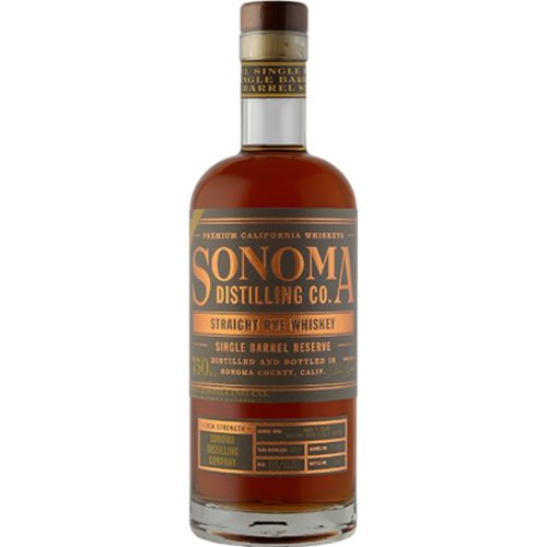 Sonoma Distilling Single Barrel Straight Rye Whiskey Cask Strength