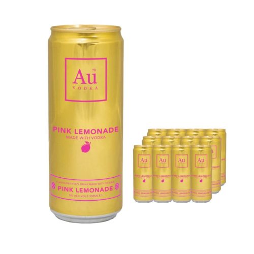 Au Vodka Pink Lemonade Premixed Can Multipack, 12 x 330 ml