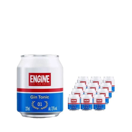 Engine Gin & Tonic Premixed Cocktail Can Multipack, 12 x 237 ml