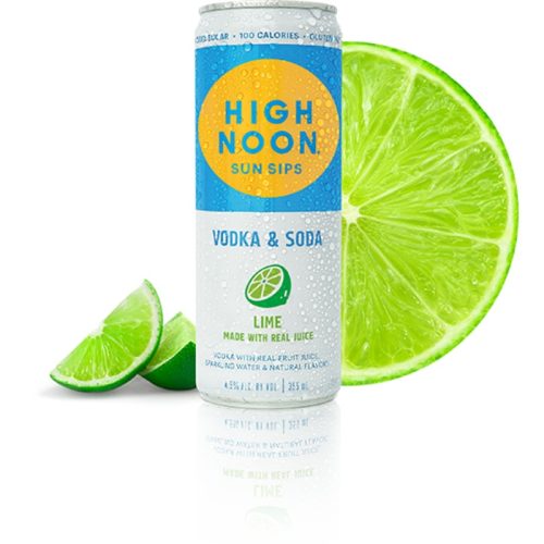 High Noon Sun Sips Lime Vodka & Soda Hard Seltzer 4pk