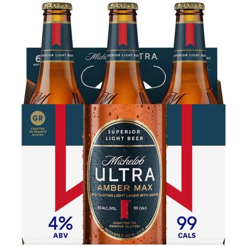 Michelob Ultra Amber Max 4x 6 Pack (12 oz Bottles)