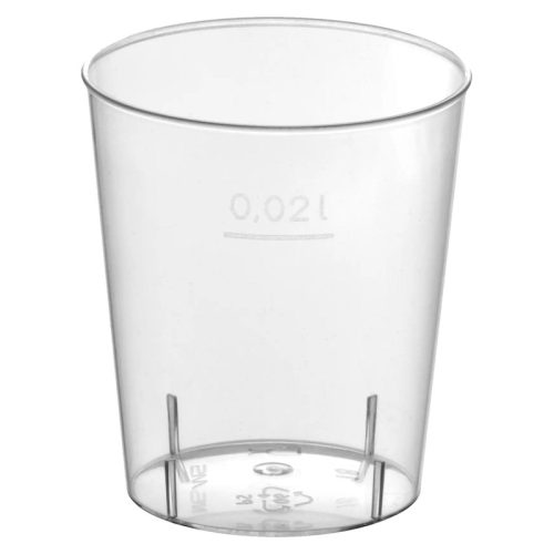 Becher Stamperl GLASKLAR 2 cl 40 Stk.