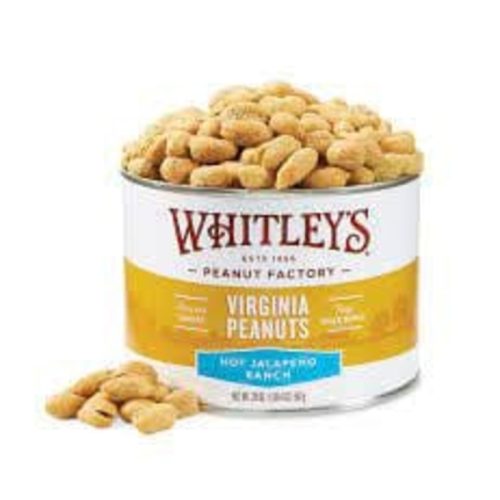 WHITLEYS HOT JALAPENO RANCH PEANUTS C/O