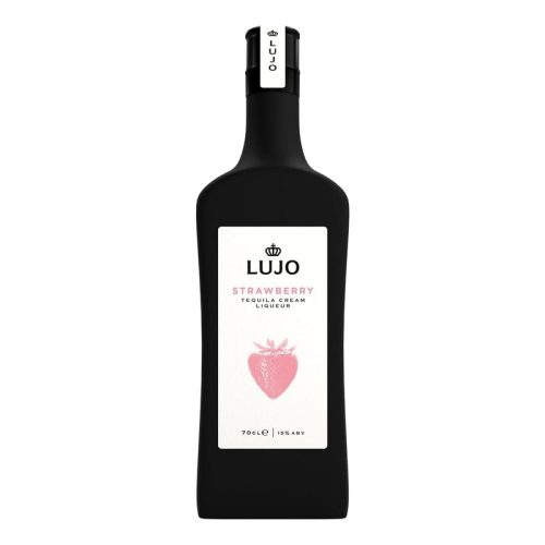 LUJO Strawberry Tequila Cream Liqueur, 70 cl