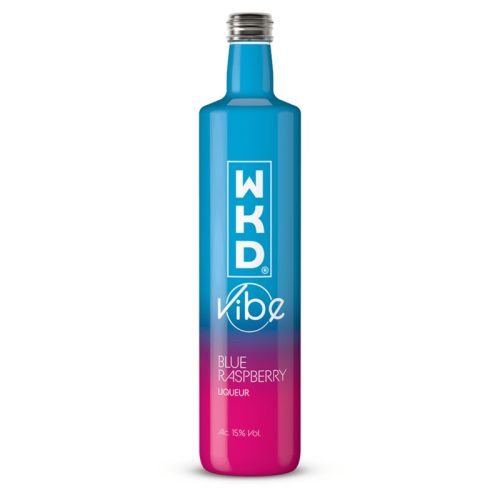 WKD Vibe Clear Blue Raspberry Liqueur, 50 cl