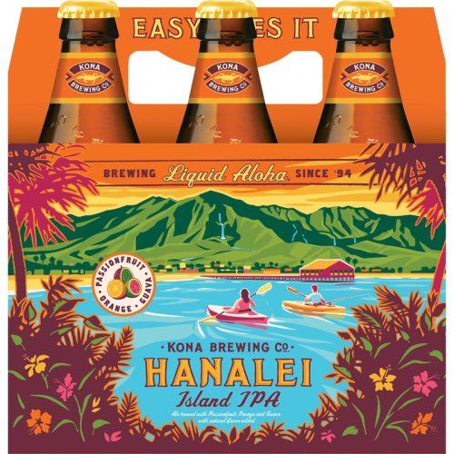 Kona Hanalei Island IPA 4x 6 Pack (12 oz Bottles)
