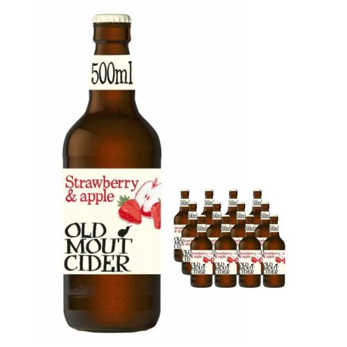 Old Mout Strawberry & Apple Cider Multipack, 12 x 500 ml