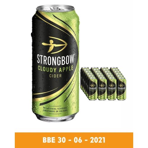 Strongbow Cloudy Apple Cider Can Multipack, 24 x 440 ml