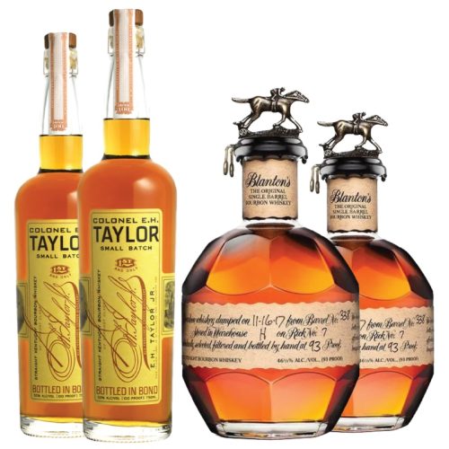 2 Blanton’s Single Barrel and 2 Colonel E.H Taylor Small Batch Bundle