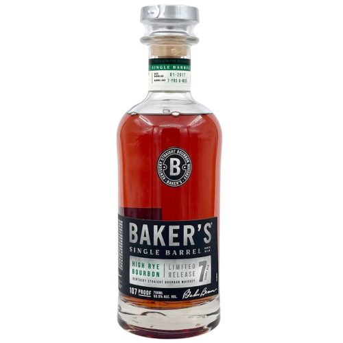 Baker’s High Rye Bourbon 7 Year Single Barrel Limited Edition 750ml