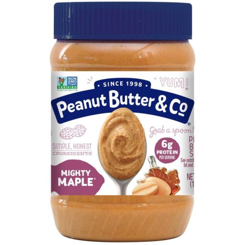Peanut Butter & Co. Mighty Maple Peanut Butter with Maple Syrup – 16 oz